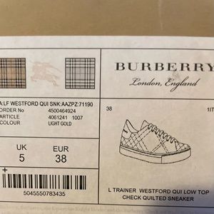 Burberry sneaker